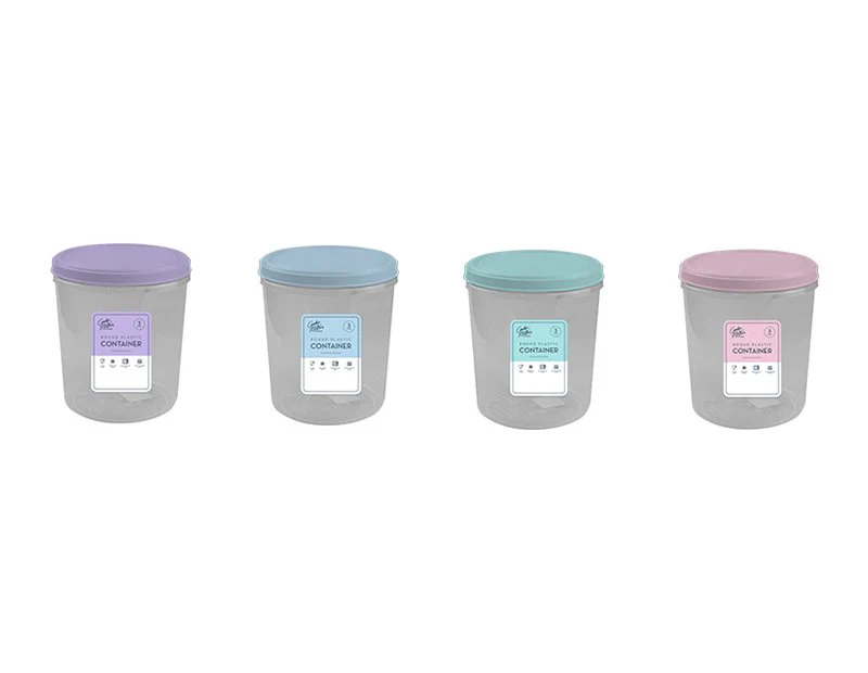 Cooke & Miller Round Plastic Container 3