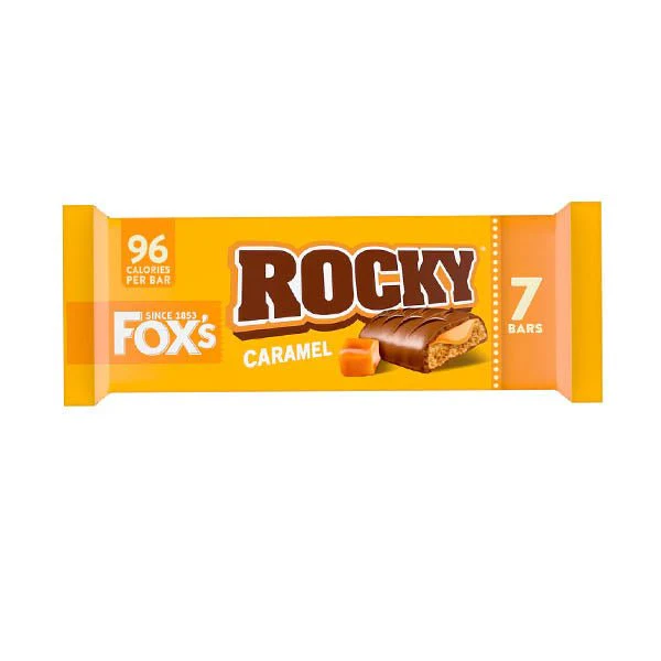 Foxs Rocky Caramel 7PK 136.5G