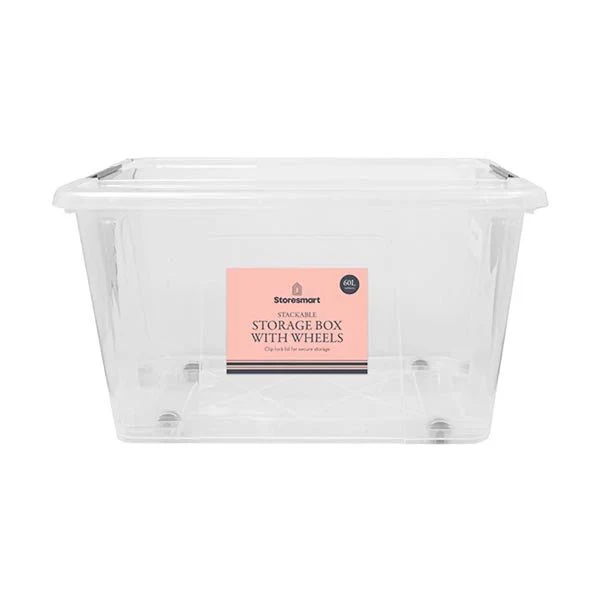 Storesmart Storage Box With Wheels 60L