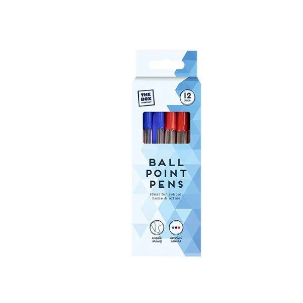 THE BOX EVERYDAY BALLPOINT PENS 12 PACK