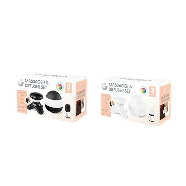 G Massager & Diffuser Set 6 Colour Light