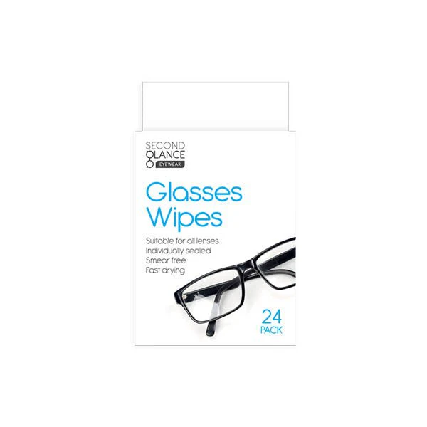 Second Glance Glasses Wipes 24 Pack