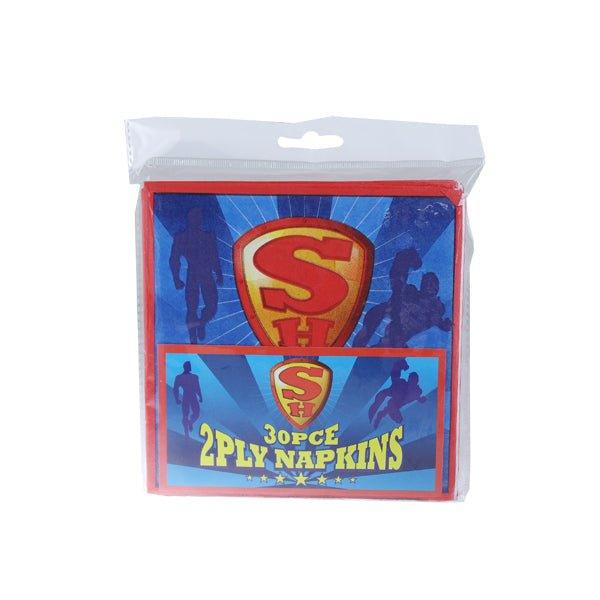 Napkins 30 Pk Super Hero