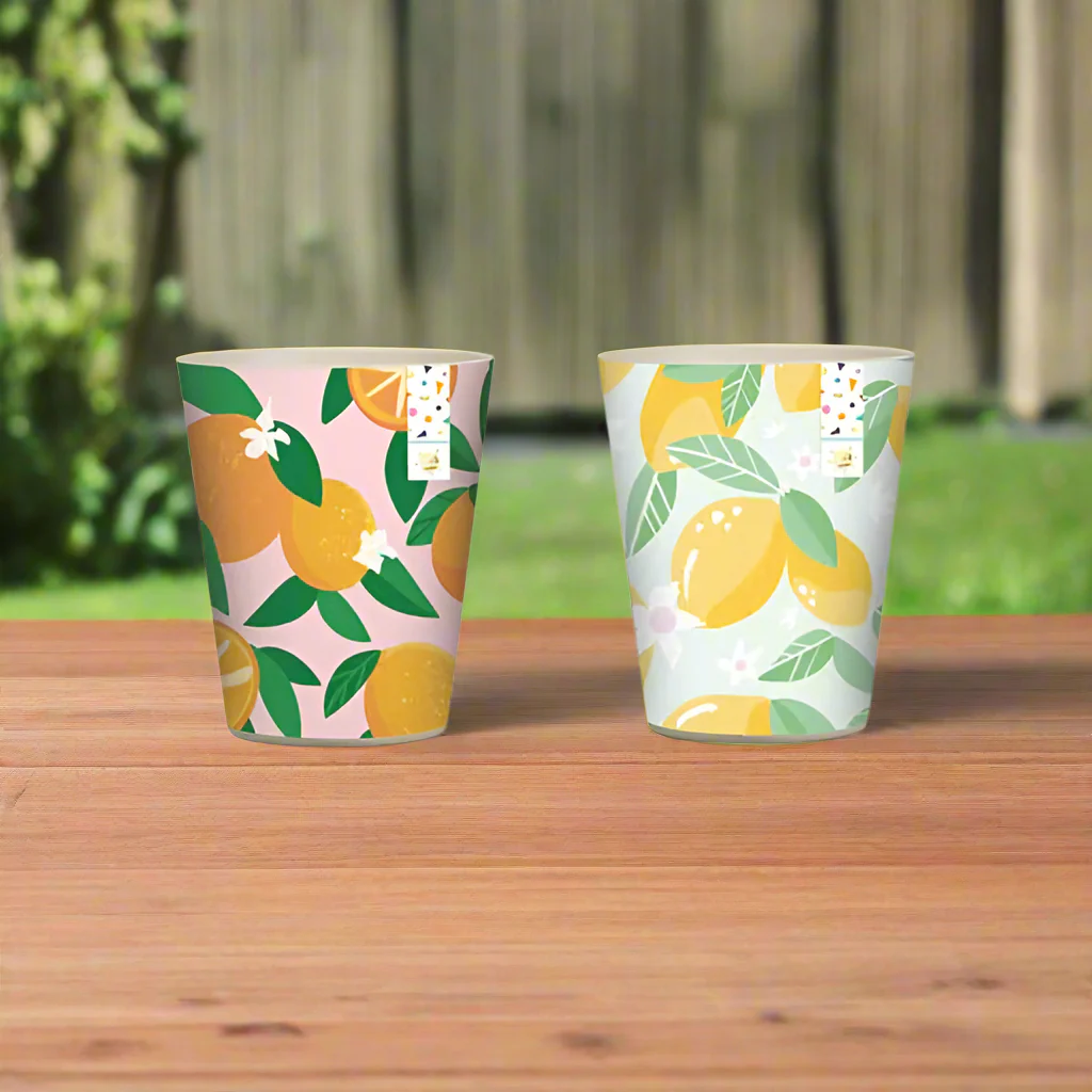 Summer Days Fruit Bamboo Tumbler Small