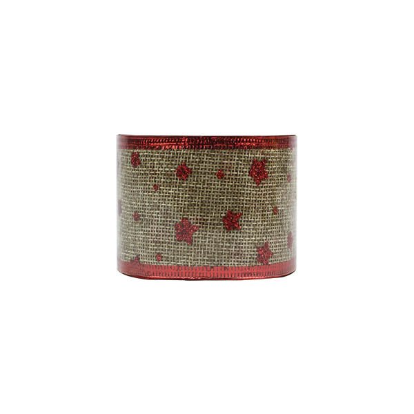 Hessian Ribbon 2.75X5CM