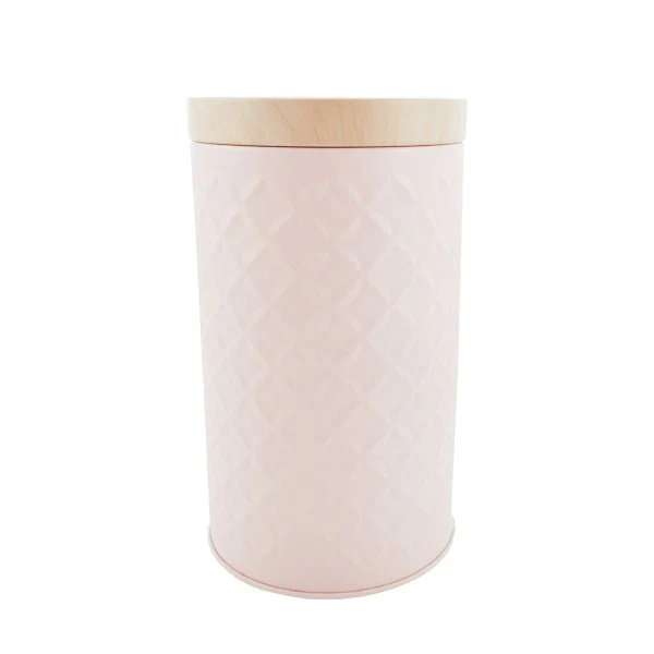 Cooke & Miller Round Embossed Tin