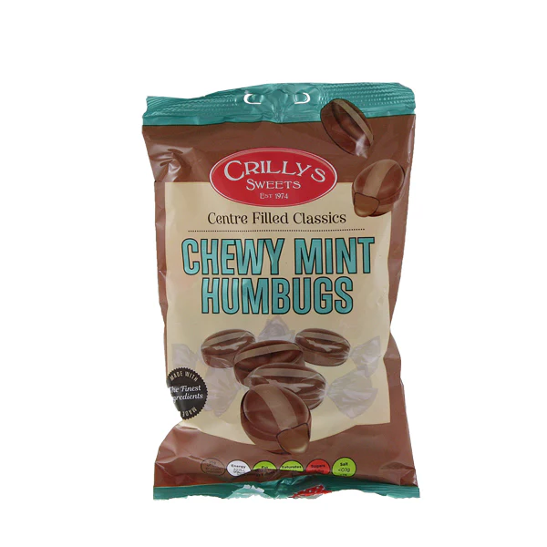 Crillys Chewy Mint Humbugs 100g