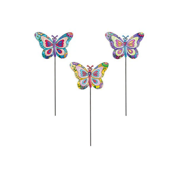 Rowan Metal Butterfly Garden Stake