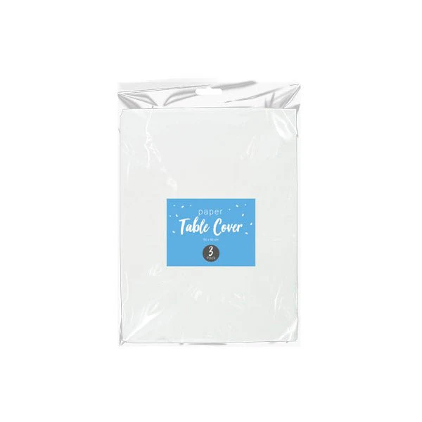 Paper Table Cover 90x90cm  3 Pack