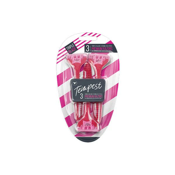 Tempest Triple Blade Razors 3PK