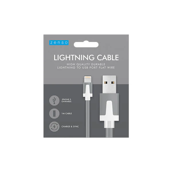 Zenso Lightning Cable To Usb 1 Metre