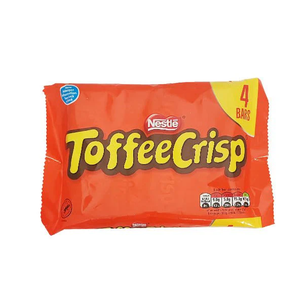 Nestle Toffee Crisp Bar 31g 4 Pack