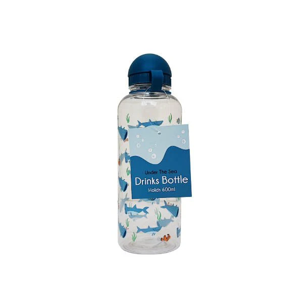 Printed Drinks Bottle Strawberry 600ml
