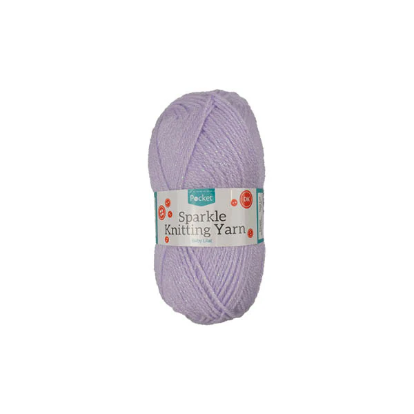 Pocket Sparkle Knitting Yarn Baby Lilac