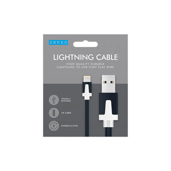 Zenso Lightning Cable To Usb 1 Metre