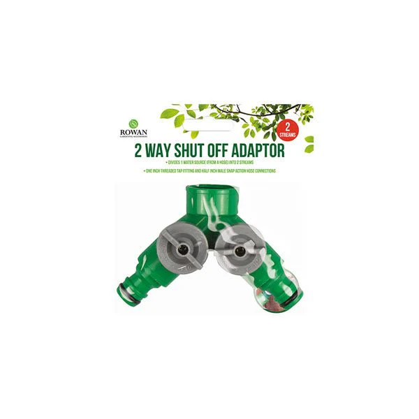 Rowan 2 Way Shut Off Adaptor