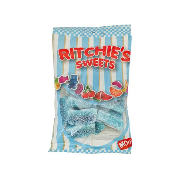 Ritchies Sweets Sour Blue Slices 80g