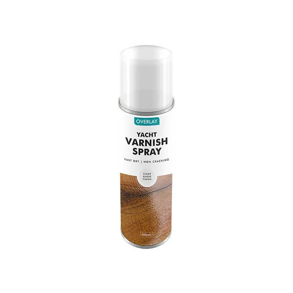 Overlay Yacht Varnish Spray Clear Gloss