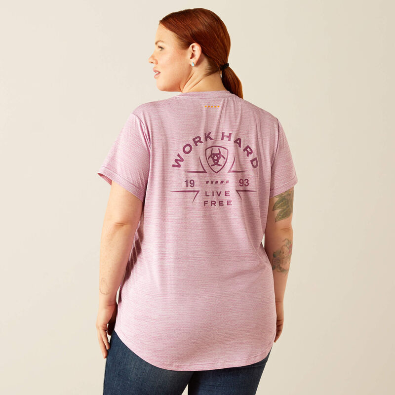 Rebar Evolution Work Hard V-Neck T-Shirt