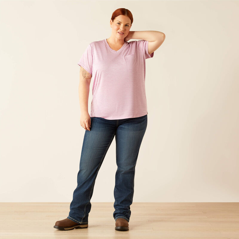 Rebar Evolution Work Hard V-Neck T-Shirt