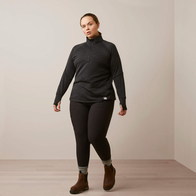 Rebar Gridwork Baselayer 1/4 Zip T-Shirt