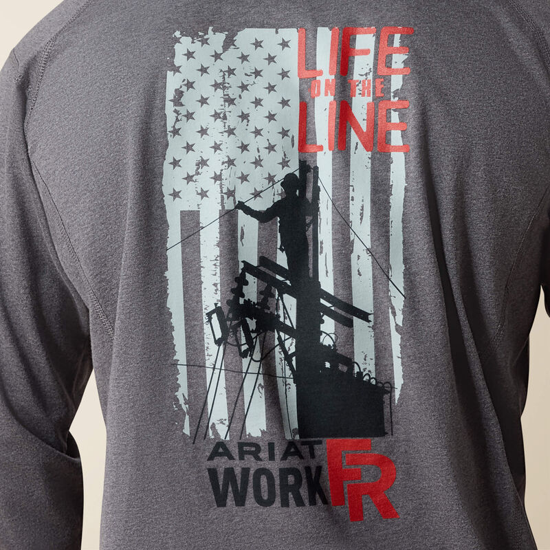 FR Air Life on the Line Graphic Top