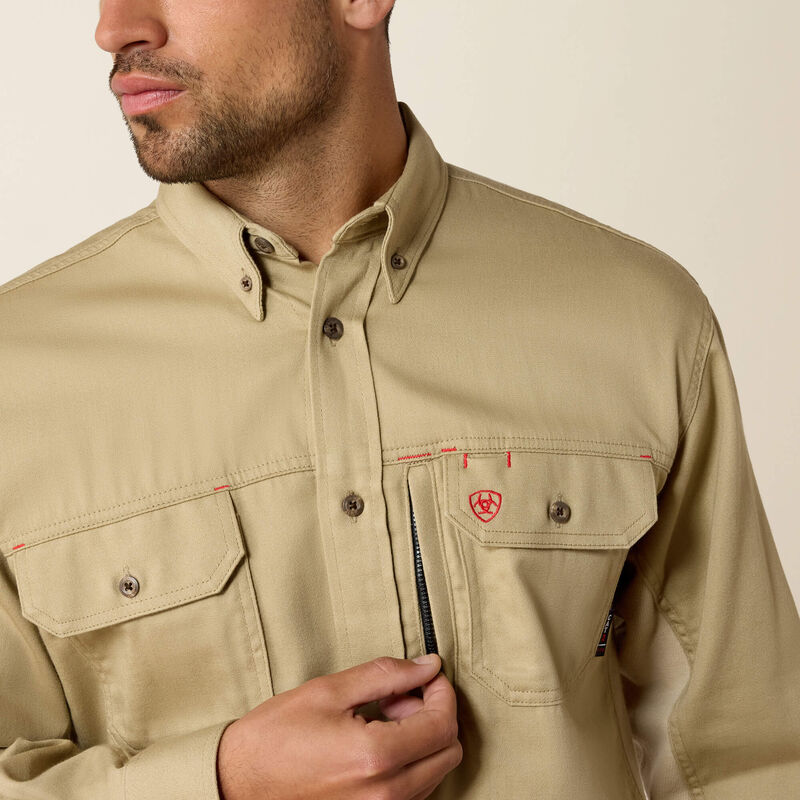 FR Solid Vent Work Shirt