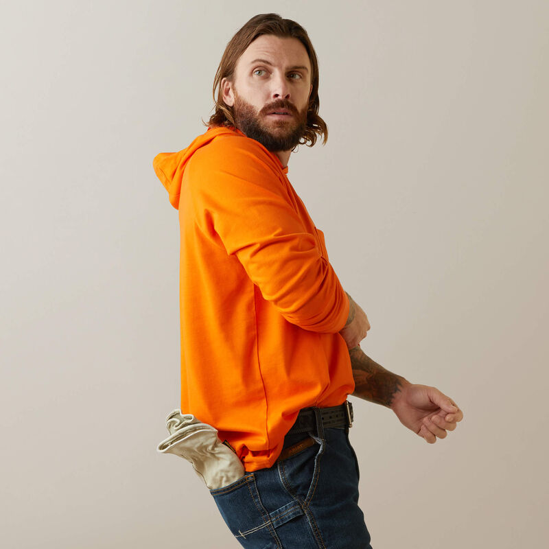 Rebar Cotton Strong Hooded T-Shirt