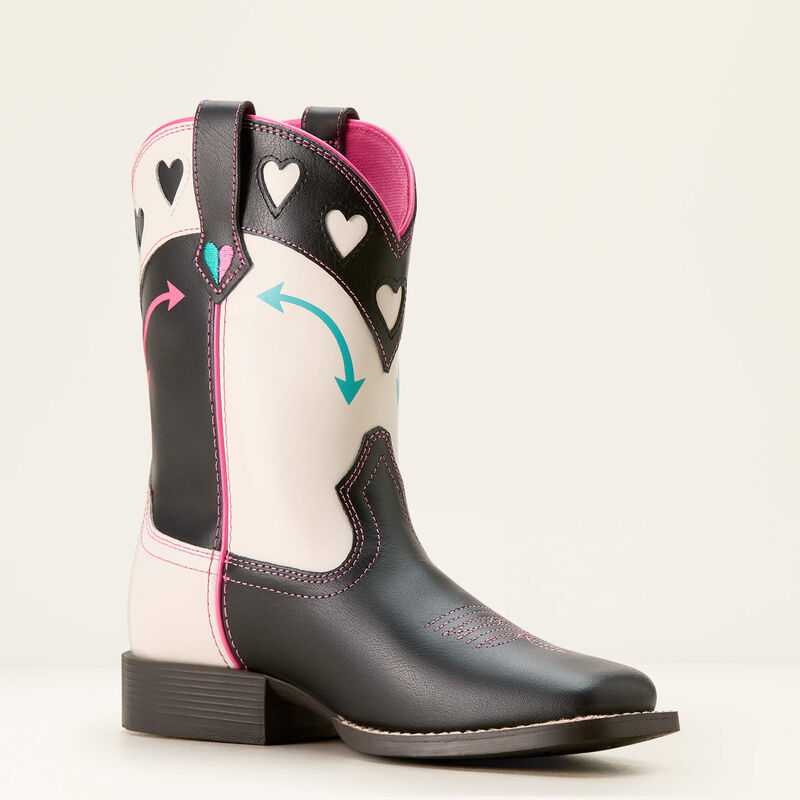 Round Up Hearts Western Boot