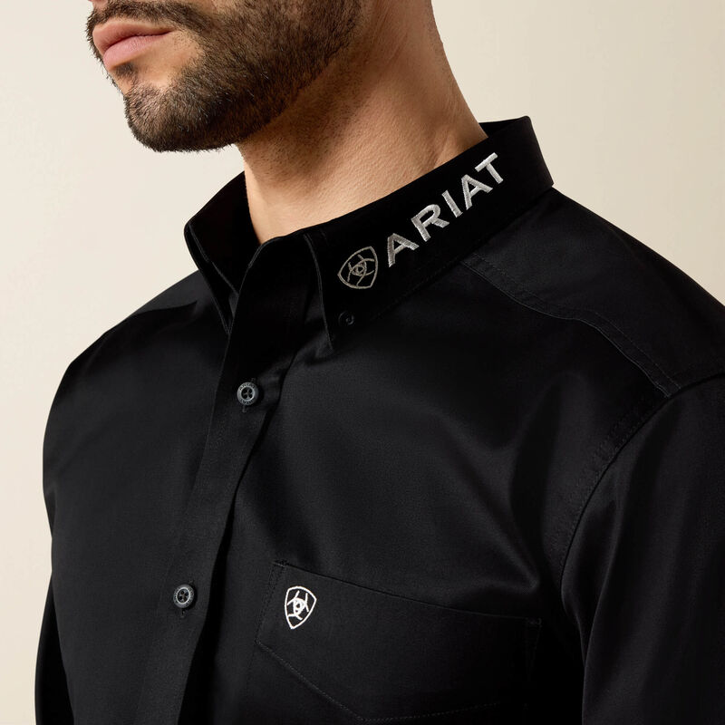 Team Logo Twill Fitted Shirt