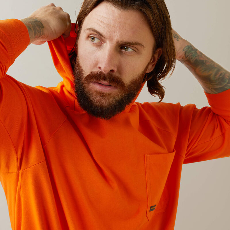 Rebar Cotton Strong Hooded T-Shirt