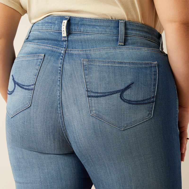 High Rise Elaina Slim Trouser Jeans