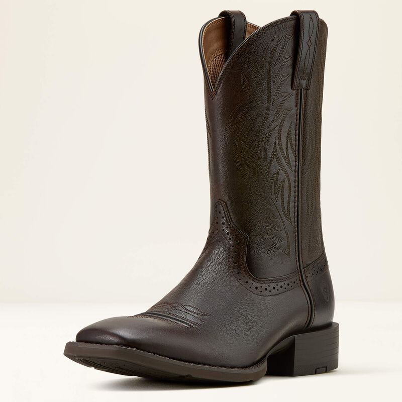 Sport Western Wide Square Toe Cowboy Boot