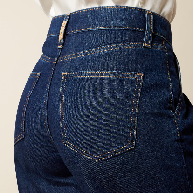 Ultra High Rise Pleated Trouser Jeans