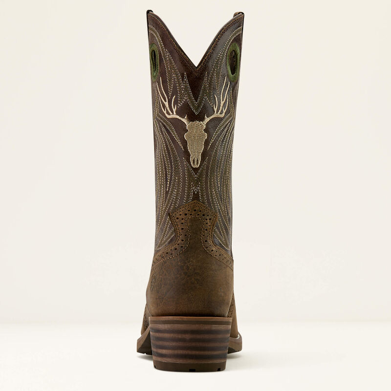 Hybrid Roughstock Antler Cowboy Boot