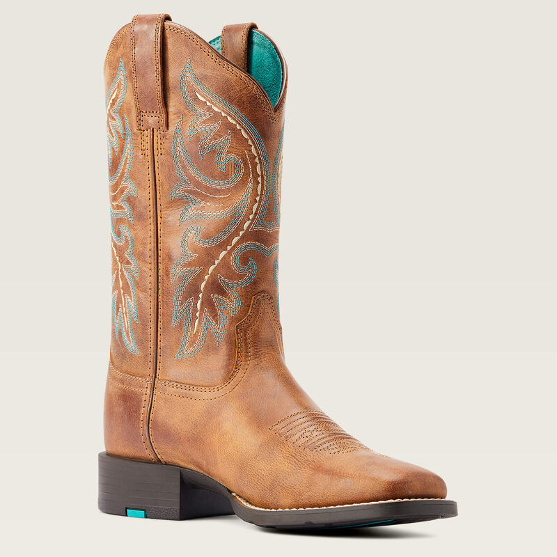 Round Up Back Zip Western Boot