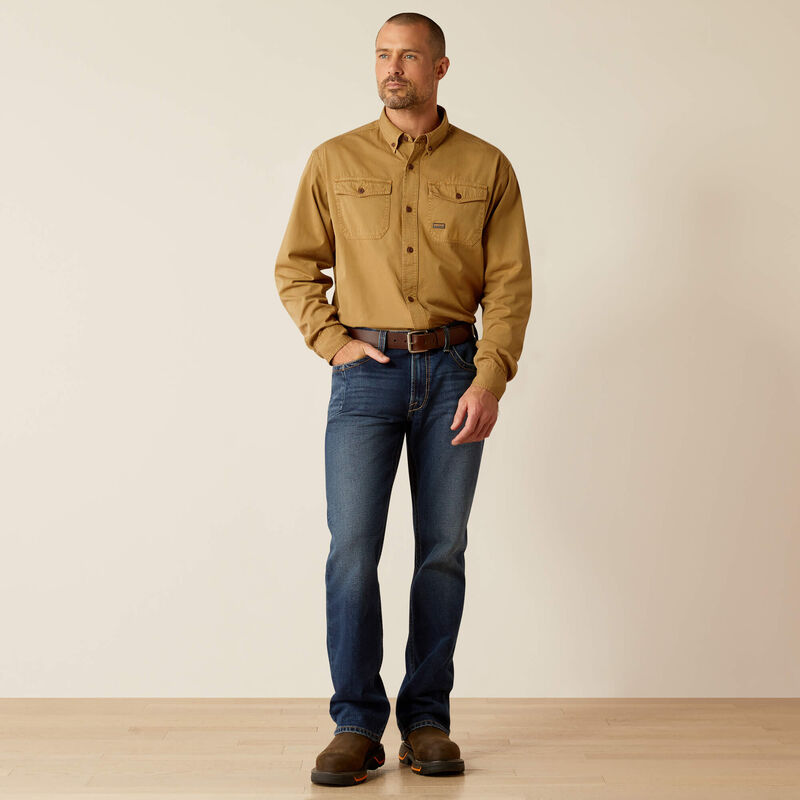 Rebar Washed Twill Work Shirt