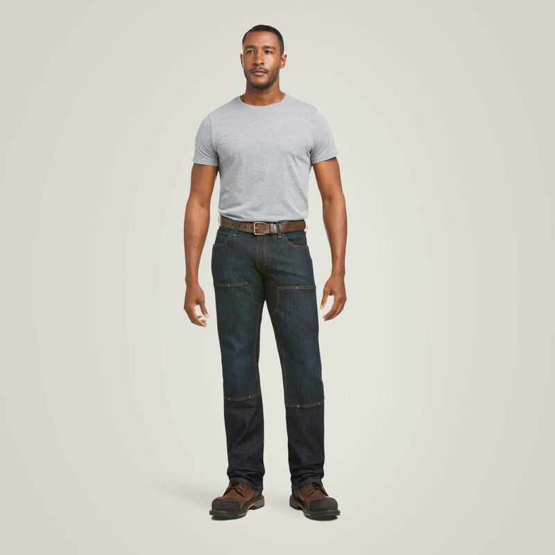 Rebar M5 Straight DuraStretch Basic Double Front Stackable Straight Leg Jean