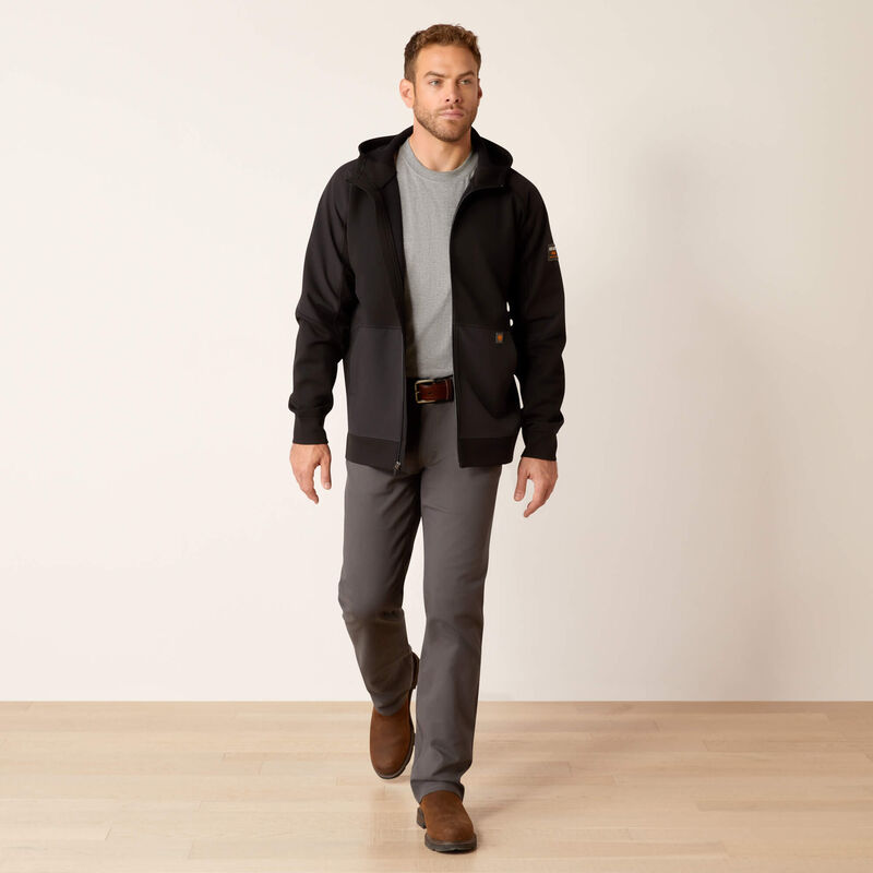 Rebar WorkTek Reinforced Full Zip Hoodie