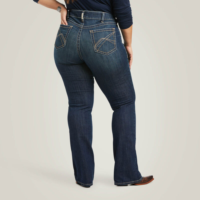 R.E.A.L. Mid Rise Corinne Boot Cut Jean