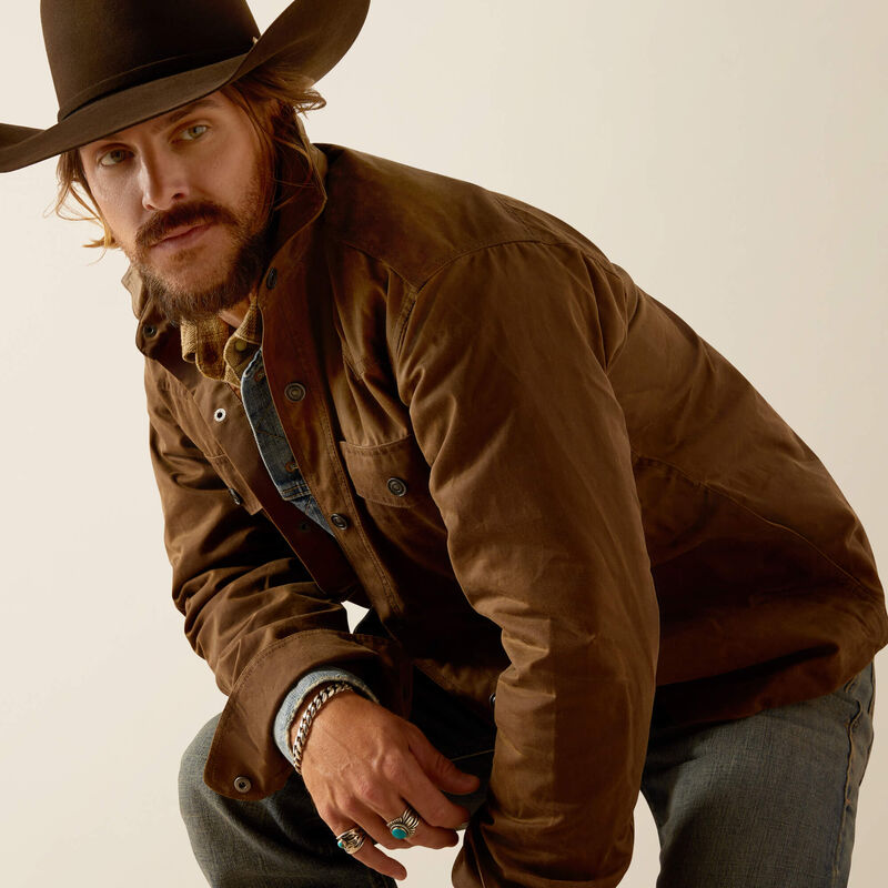 Yellowstone Herder Waxed Shirt Jacket