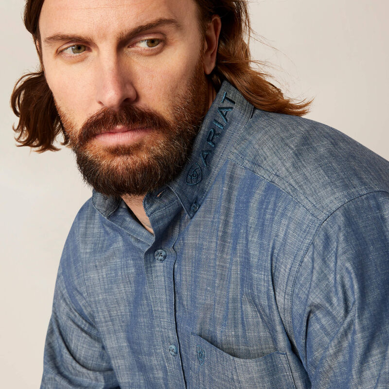 Team Logo Chambray Classic Fit Shirt