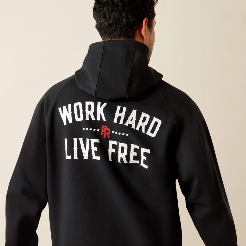 FR DuraStretch Work Hard Live Free Hoodie