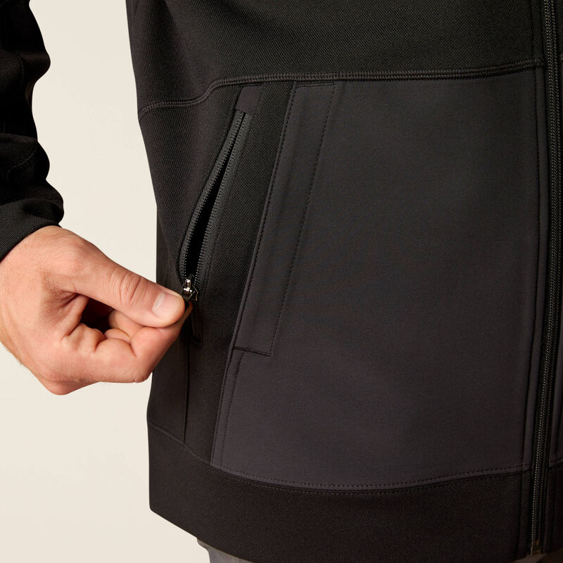 Rebar WorkTek Reinforced Full Zip Hoodie