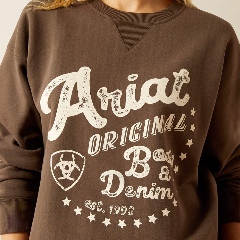 Oversized Crew Sweatshirt