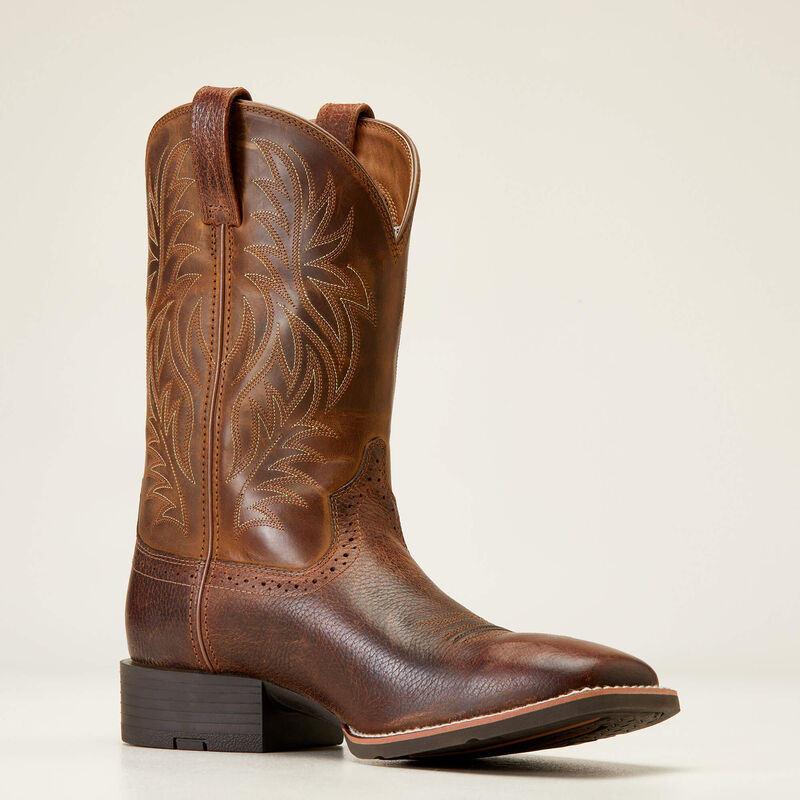 Sport Wide Square Toe Cowboy Boot