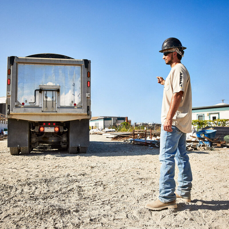 Rebar M4 Relaxed DuraStretch Basic Stackable Straight Leg Jean