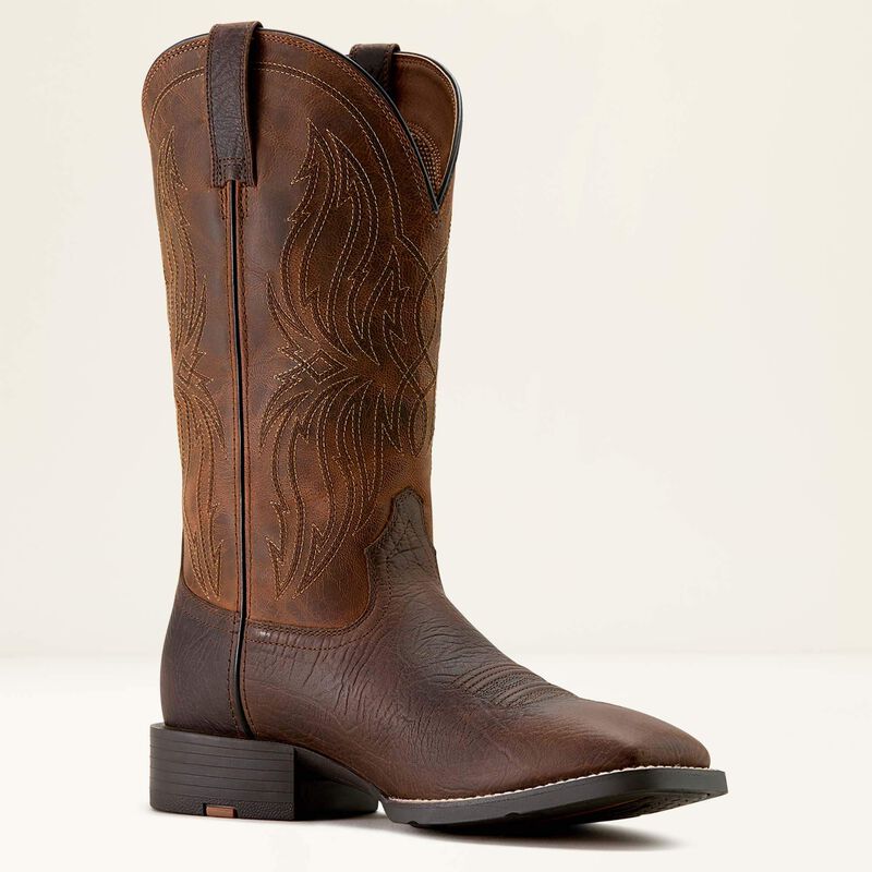 Sport Rustler Wide Square Toe Cowboy Boot