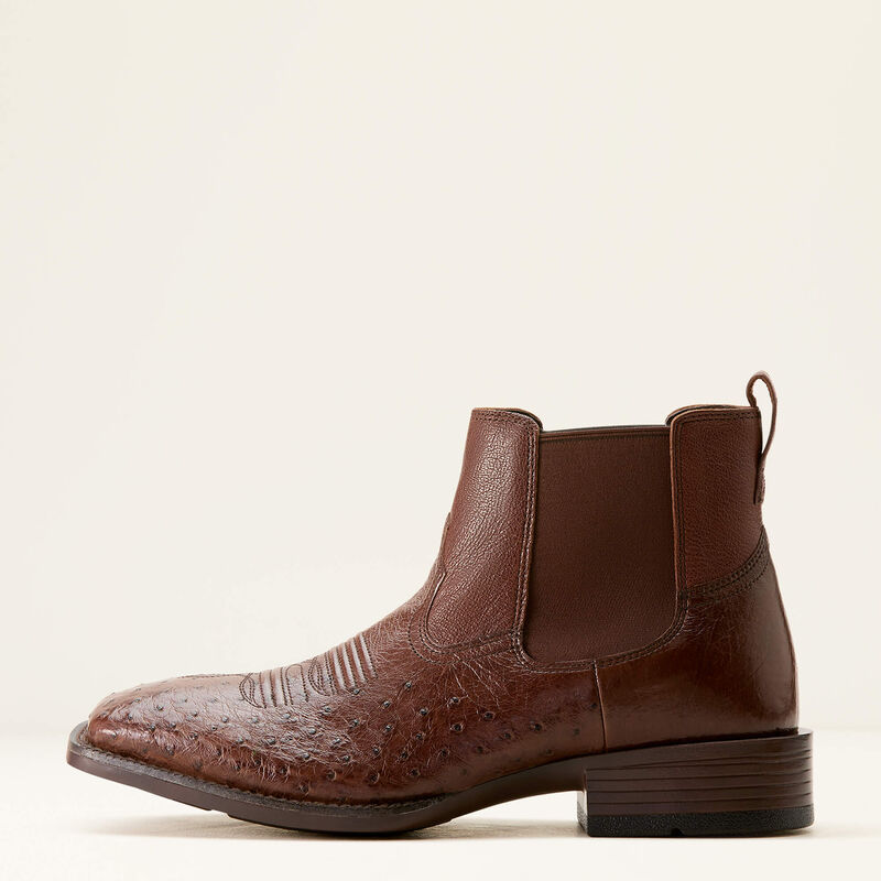 Booker Chelsea Wide Square Toe Western Boot