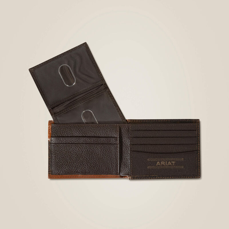 Braided Trim Bifold Wallet